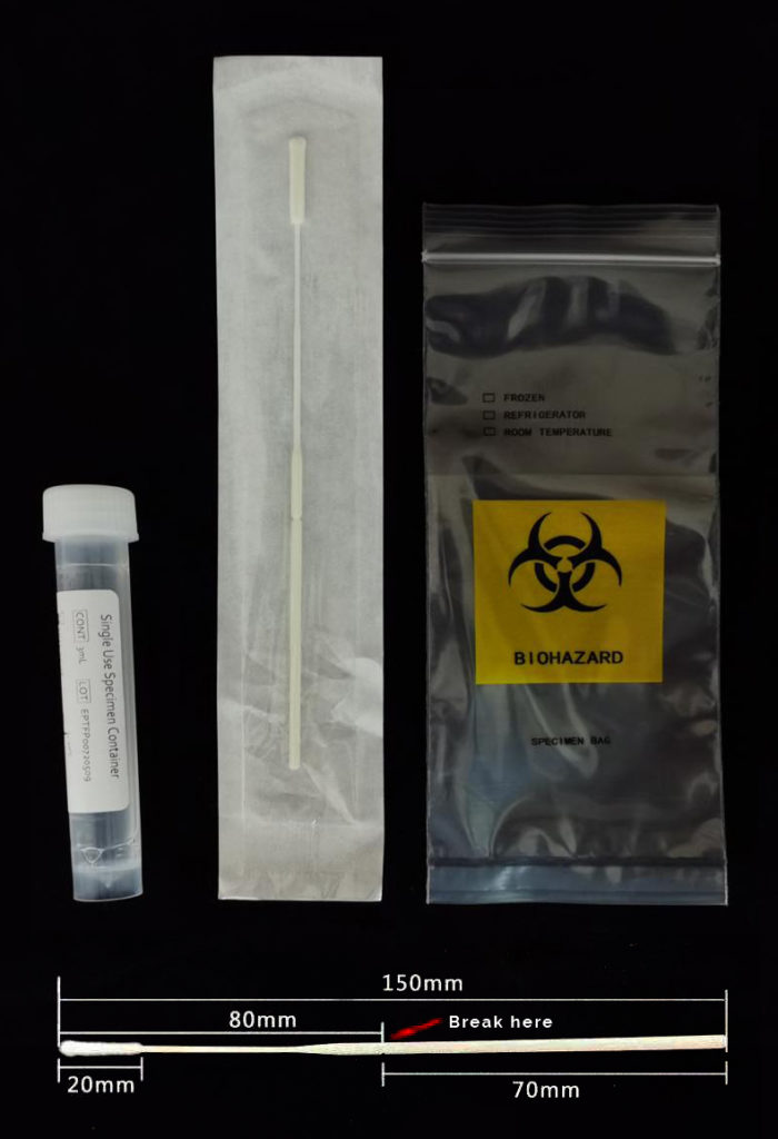 Nasal Swab and Specimen Container